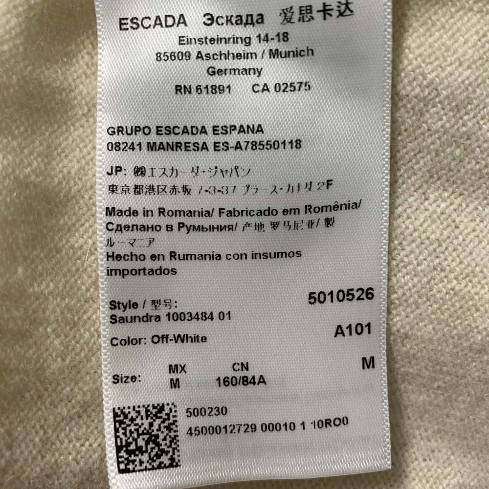 ESCADA Cream Cashmere Pullover - Picture 5 of 6